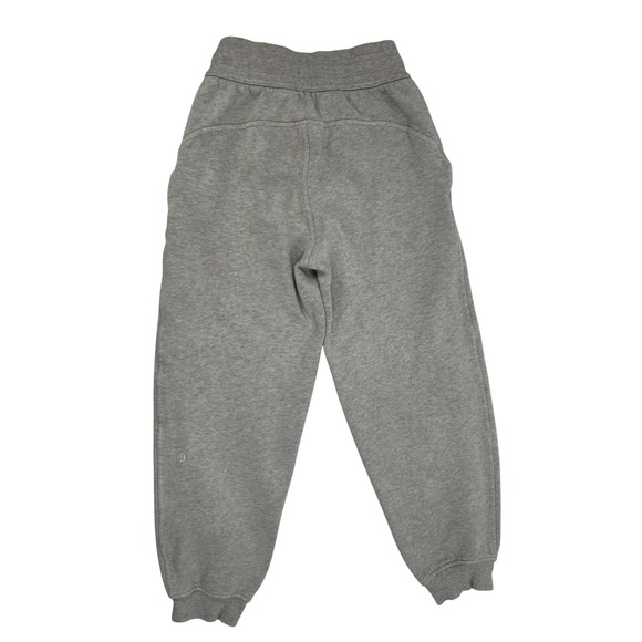 Lululemon Scuba Jogger Sweatpants Grey Athleisure Lounge Size 0 - Picture 2 of 2